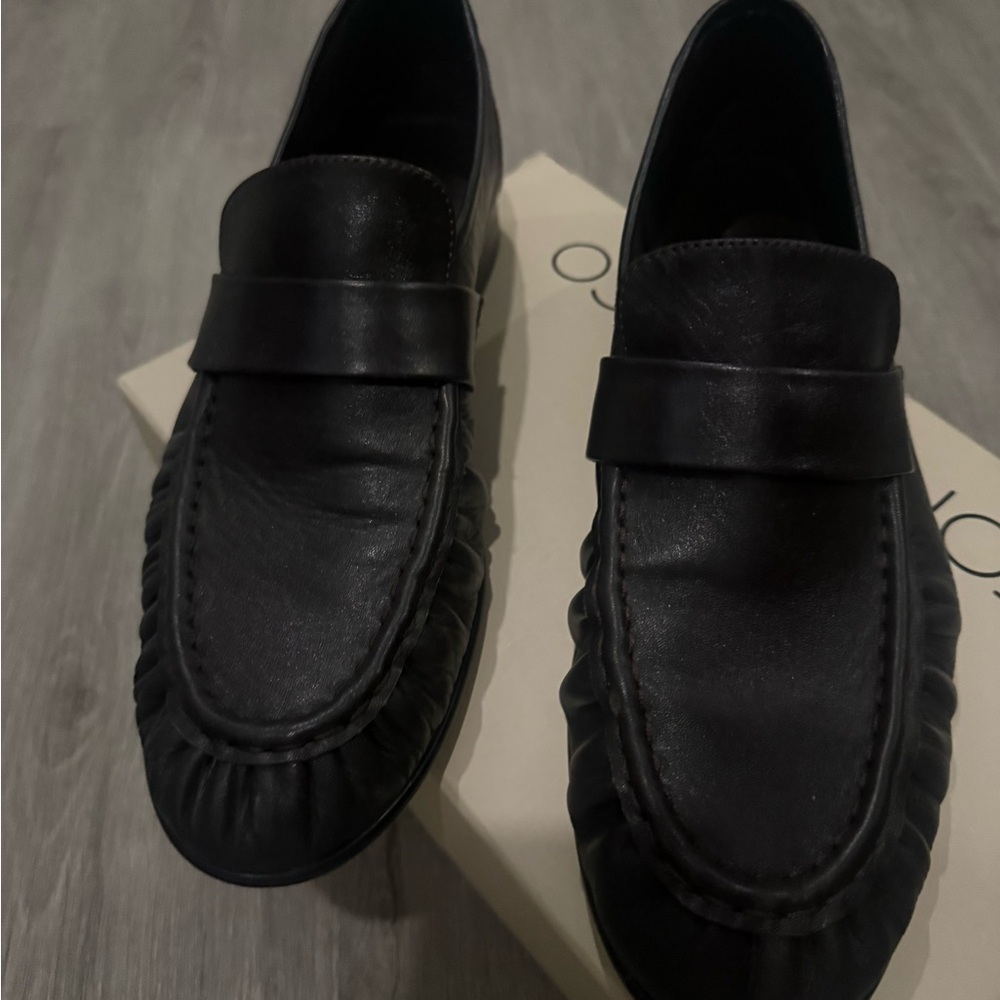 TONY BIANCO GATSBY CHOCOLATE VENICE LOAFERS - Picture 4 of 6